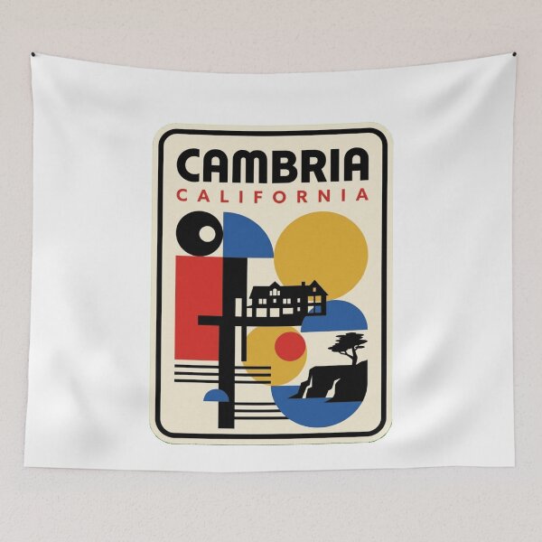 Item preview, Retro Cambria Bauhaus Geometric Skyline designed and sold by k3rstman1.
