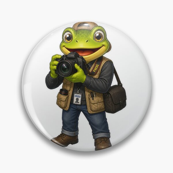 Item preview, Photographer frog designed and sold by Blackthorn515.