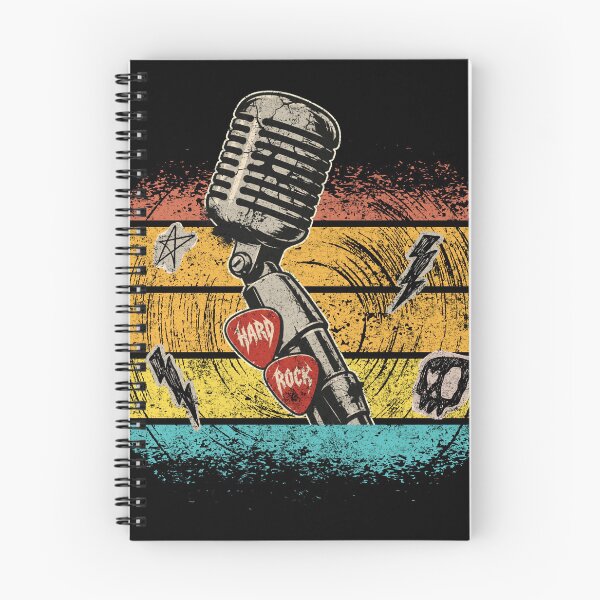 Item preview, Hard Rock Mic - Vintage Rock designed and sold by Nacho Average Designs.