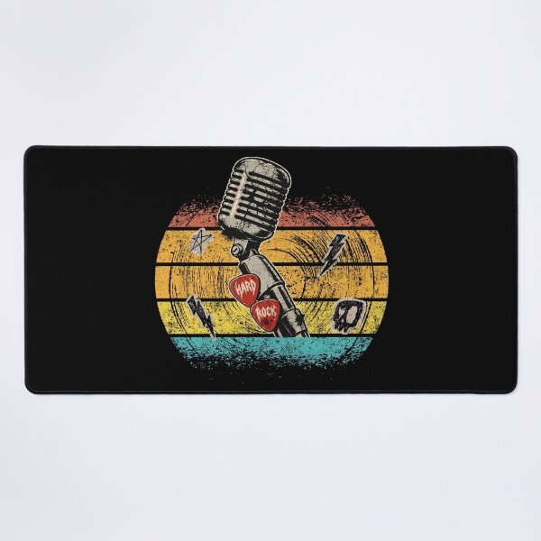 Item preview, Hard Rock Mic - Vintage Rock designed and sold by Nacho Average Designs.