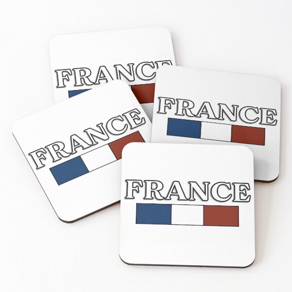 Item preview, France and flag designed and sold by ColoredByClaire.