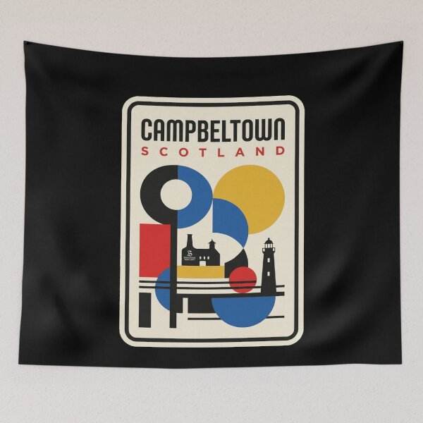 Item preview, Retro Campeltown Bauhaus Geometric Skyline designed and sold by k3rstman1.