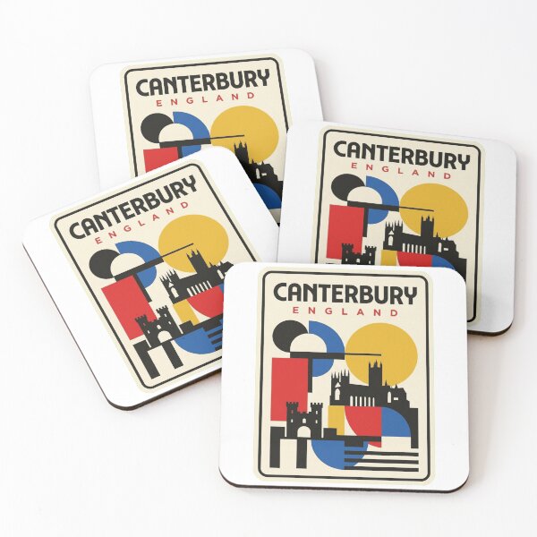 Item preview, Retro Canterbury Bauhaus Geometric Skyline designed and sold by k3rstman1.