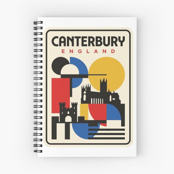 Item preview, Retro Canterbury Bauhaus Geometric Skyline designed and sold by k3rstman1.
