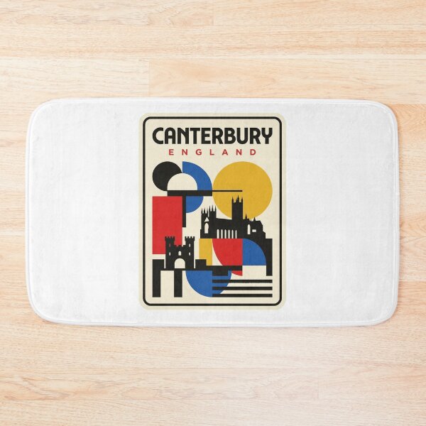 Item preview, Retro Canterbury Bauhaus Geometric Skyline designed and sold by k3rstman1.