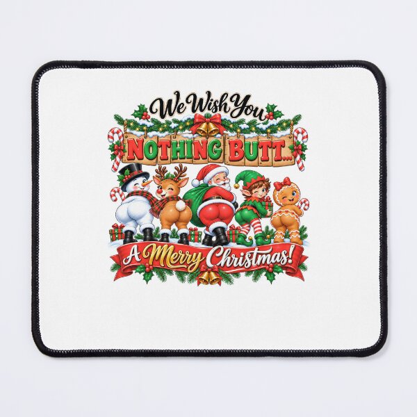 Item preview, Funny Nothing Butt A Merry Christmas Santa Reindeer Holiday designed and sold by DYAFLK.
