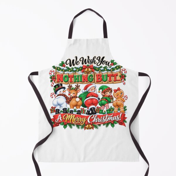 Item preview, Funny Nothing Butt A Merry Christmas Santa Reindeer Holiday designed and sold by DYAFLK.