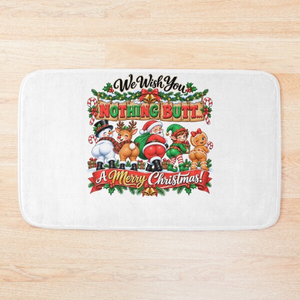 Item preview, Funny Nothing Butt A Merry Christmas Santa Reindeer Holiday designed and sold by DYAFLK.