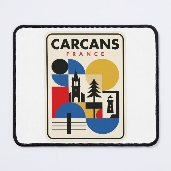 Item preview, Retro Carcans Bauhaus Geometric Skyline designed and sold by k3rstman1.