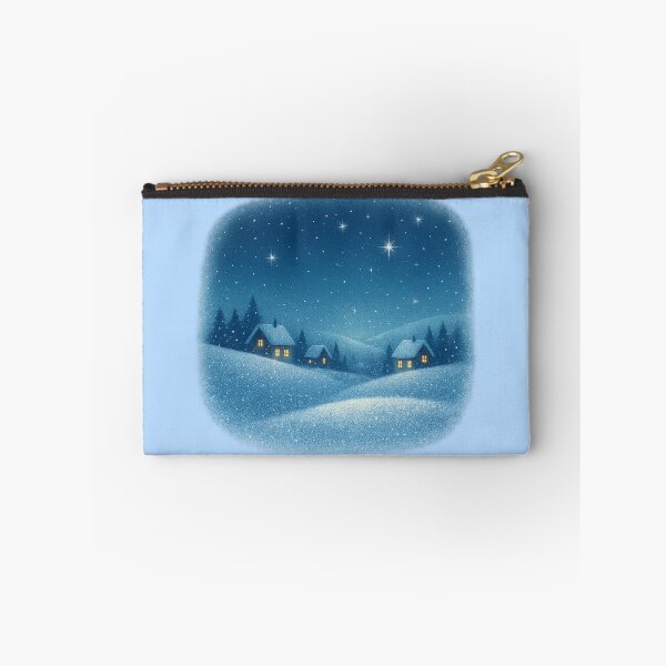 Item preview, Snowy Winter Night designed and sold by funnybumperstickersetc.