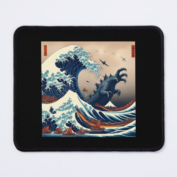 Item preview, Godzila Kanagawa Wave designed and sold by MargarettaYeage.