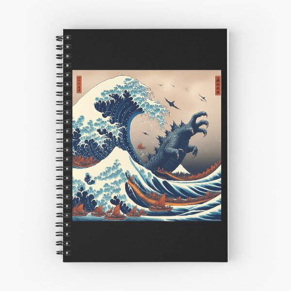 Item preview, Godzila Kanagawa Wave designed and sold by MargarettaYeage.