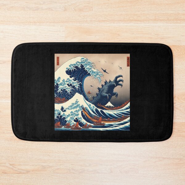 Item preview, Godzila Kanagawa Wave designed and sold by MargarettaYeage.