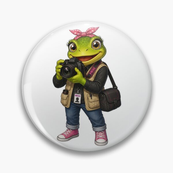 Item preview, Photographer frog designed and sold by Blackthorn515.