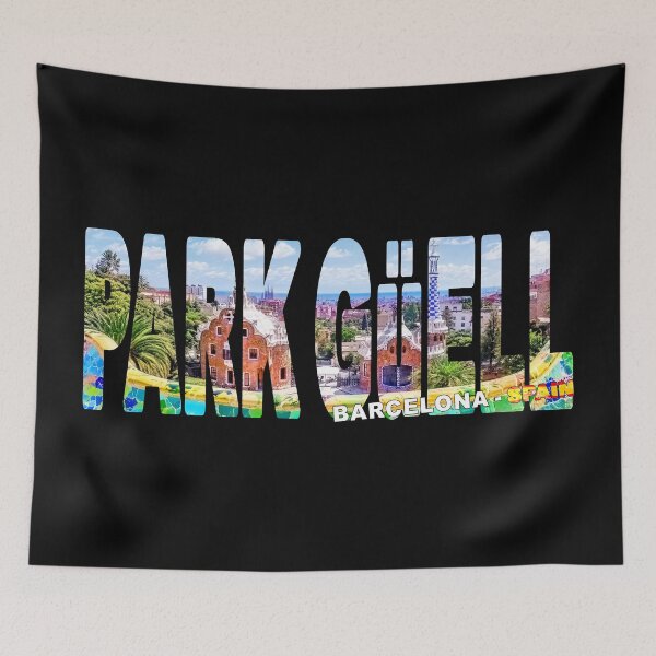 Item preview, PARK GUELL Barcelona Spain - Souvenir Sticker Shirt Artist Architecture designed and sold by Adam Gormley.