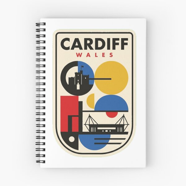 Item preview, Retro Cardiff Bauhaus Geometric Skyline designed and sold by k3rstman1.