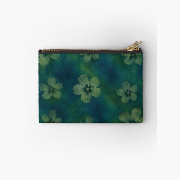 Item preview,  Moody Teal and Forest Green Botanical Blossom Pattern designed and sold by RescueHeart10.