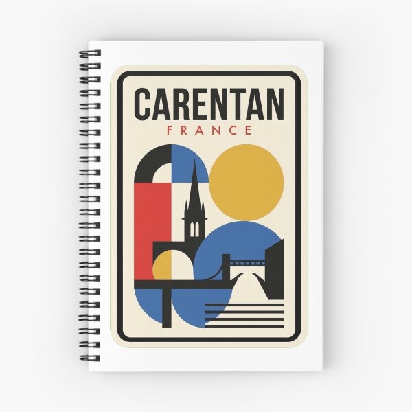 Item preview, Retro Carentan Bauhaus Geometric Skyline designed and sold by k3rstman1.