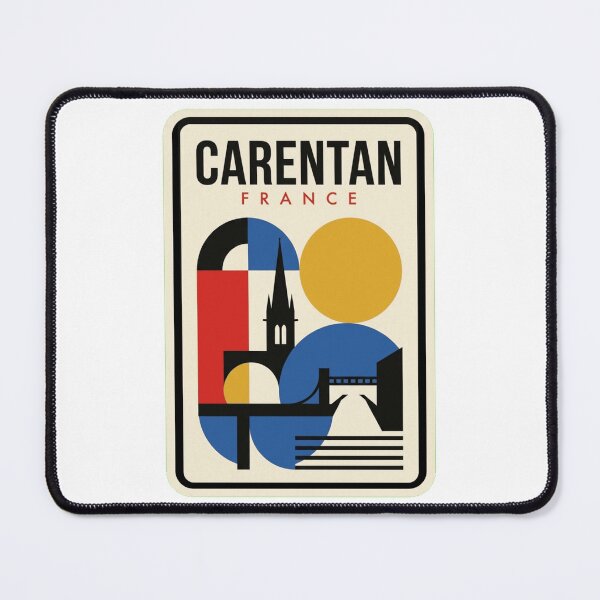 Item preview, Retro Carentan Bauhaus Geometric Skyline designed and sold by k3rstman1.
