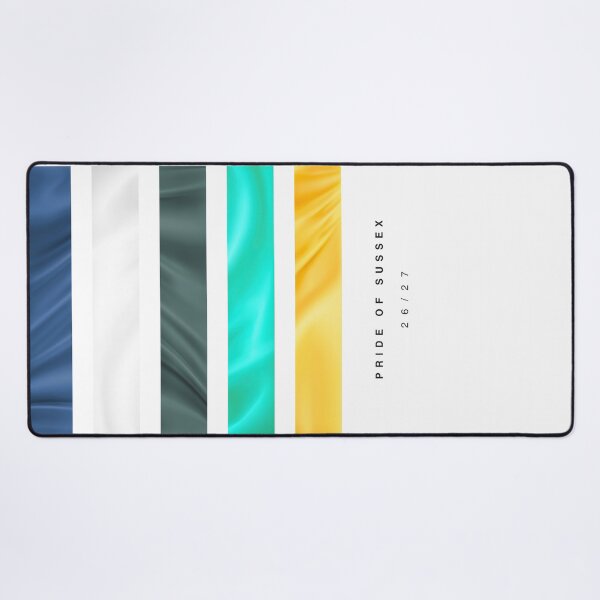 Item preview, ‘Pride of Sussex’ 26/27 Football Kit Hue Palette - Blue, White & Yellow designed and sold by The Colourful Game.