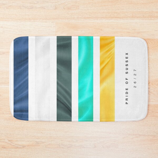 Item preview, ‘Pride of Sussex’ 26/27 Football Kit Hue Palette - Blue, White & Yellow designed and sold by The Colourful Game.