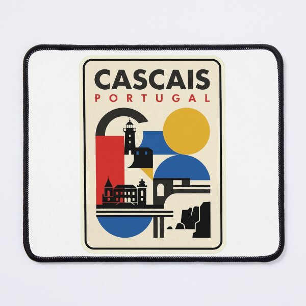 Item preview, Retro Cascais Bauhaus Geometric Skyline designed and sold by k3rstman1.