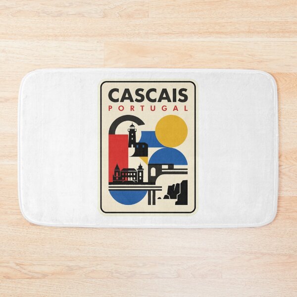 Item preview, Retro Cascais Bauhaus Geometric Skyline designed and sold by k3rstman1.