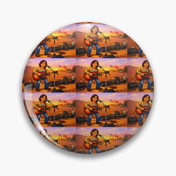 Item preview, John Sebastian Live at Woodstock 1969 – Colorful Retro Music Legend Art designed and sold by The Art Queen Of Michigan .
