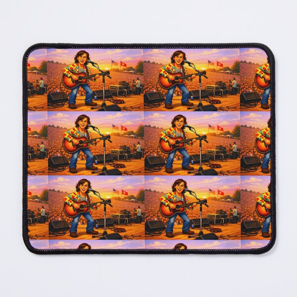 Item preview, John Sebastian Live at Woodstock 1969 – Colorful Retro Music Legend Art designed and sold by The Art Queen Of Michigan .