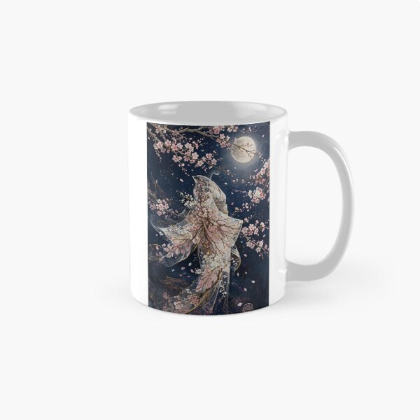 Item preview, Hanami Blossom Gown Moon Night Art designed and sold by Legend Has It.