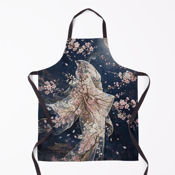 Item preview, Hanami Blossom Gown Moon Night Art designed and sold by Legend Has It.