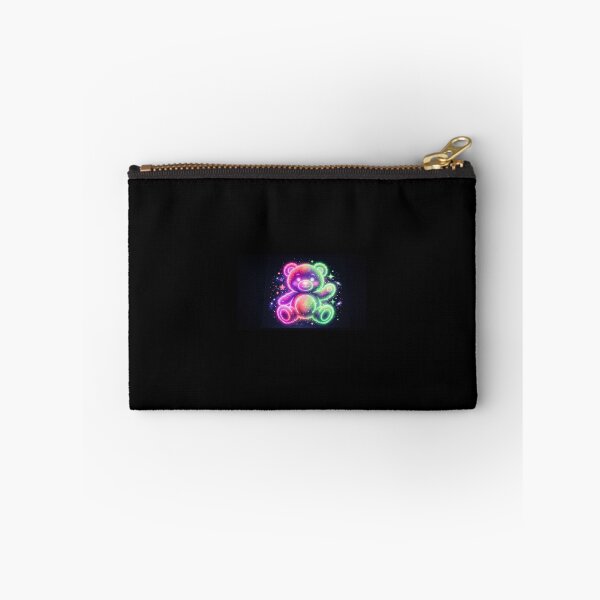 Item preview, Teddy Glow in the Dark Rainbow Galaxy Teddy Bear Illustration designed and sold by TheModernMuslimchibi&more .