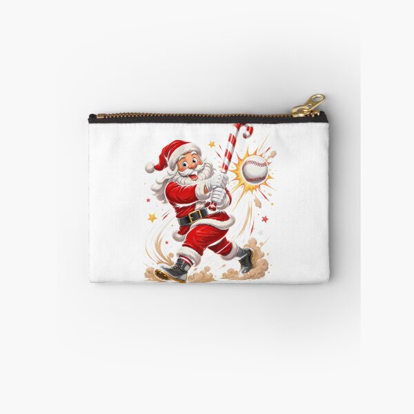 Item preview, Funny Santa Claus Baseball Player Candy Cane Bat designed and sold by DYAFLK.
