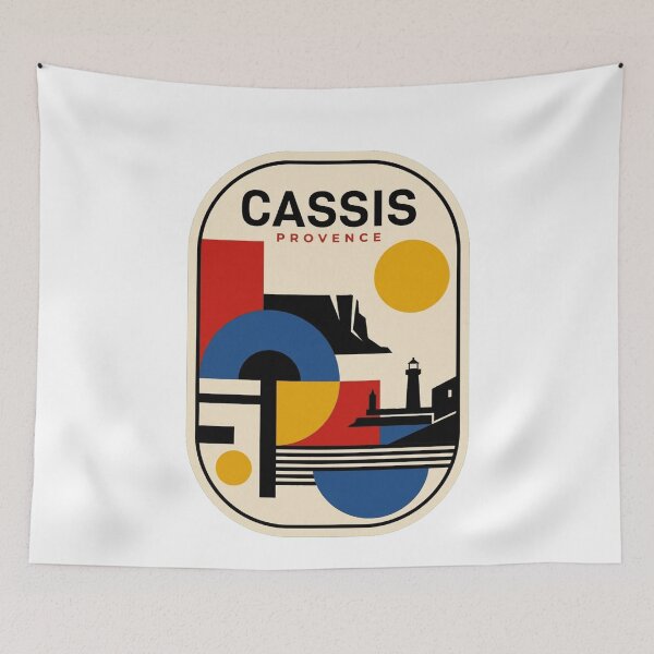 Item preview, Retro Cassis Bauhaus Geometric Skyline designed and sold by k3rstman1.