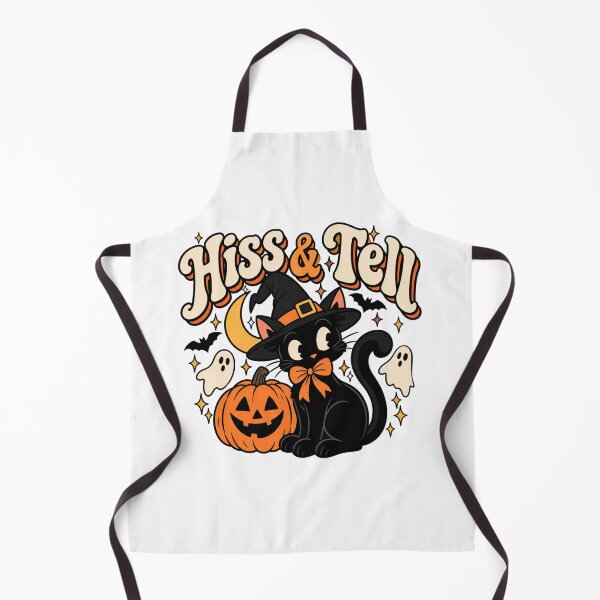 Item preview, Hiss and Tell | Black Cat Halloween designed and sold by coastalquillco.