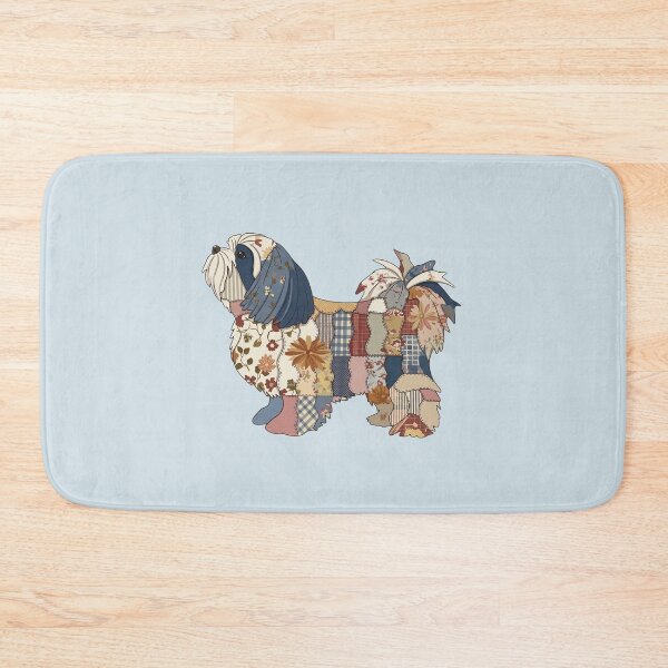 Item preview, patchwork shih tzu designed and sold by lucabeanco.