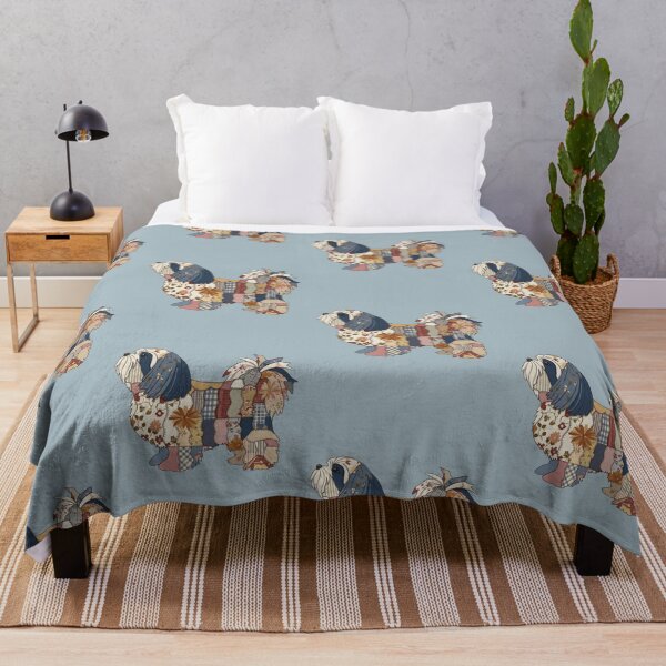 Item preview, patchwork shih tzu designed and sold by lucabeanco.