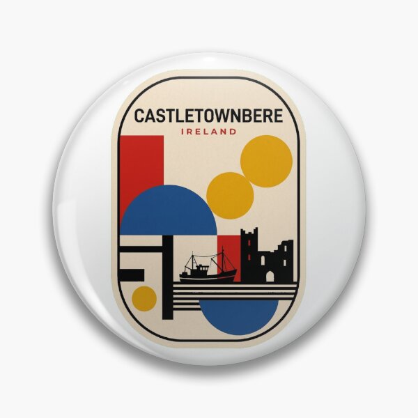 Artikelvorschau, Retro Castletownbere Bauhaus Geometrische Skyline entworfen und verkauft von k3rstman1.