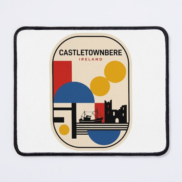 Item preview, Retro Castletownbere Bauhaus Geometric Skyline designed and sold by k3rstman1.