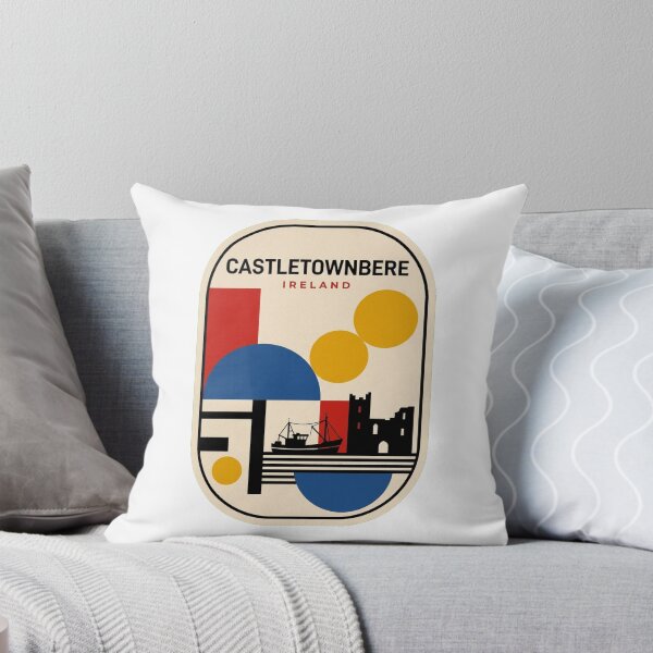 Item preview, Retro Castletownbere Bauhaus Geometric Skyline designed and sold by k3rstman1.