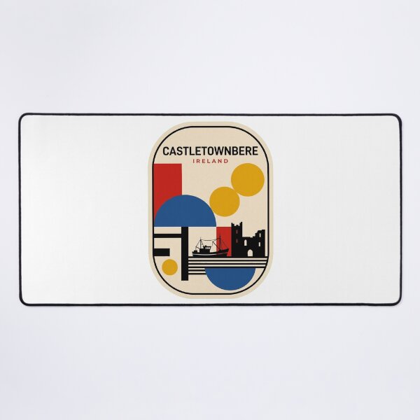 Item preview, Retro Castletownbere Bauhaus Geometric Skyline designed and sold by k3rstman1.