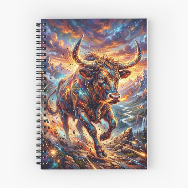 Item preview, Psychedelic Cow - Dramatic Fantasy Art designed and sold by Lucid Dream Pixel.