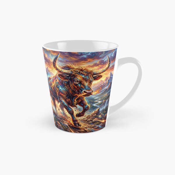 Item preview, Psychedelic Cow - Dramatic Fantasy Art designed and sold by Lucid Dream Pixel.
