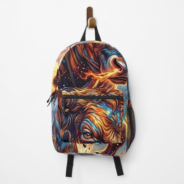 Item preview, Psychedelic Cow - Dramatic Fantasy Art designed and sold by Lucid Dream Pixel.