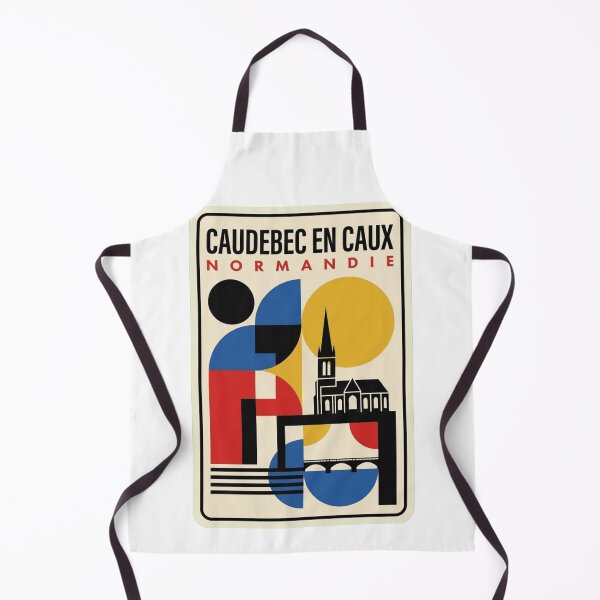 Item preview, Retro Caudebec En Caux Bauhaus Geometric Skyline designed and sold by k3rstman1.