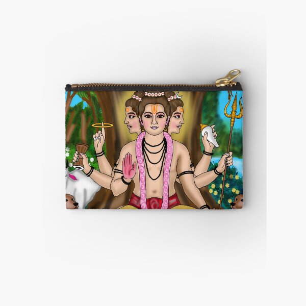 Item preview, Dattatreya Digital Drawing | Hindu Deity Spiritual Artwork designed and sold by Harshit_Digital_Arts.