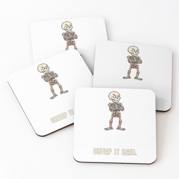 Item preview, Creep It Real Funny Sassy Skeleton Halloween T-Shirt designed and sold by Worn and Witty.