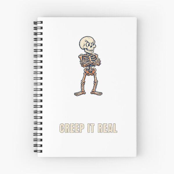 Item preview, Creep It Real Funny Sassy Skeleton Halloween T-Shirt designed and sold by Worn and Witty.