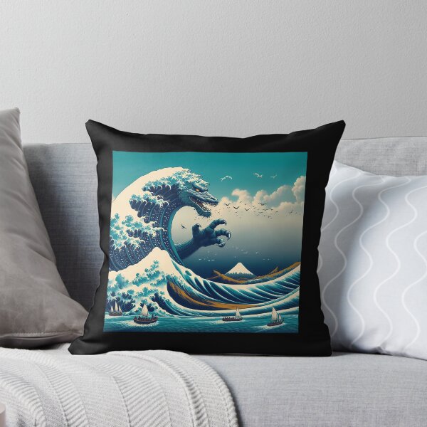 Artikelvorschau, Godzilla Kanagawa Welle entworfen und verkauft von MargarettaYeage.