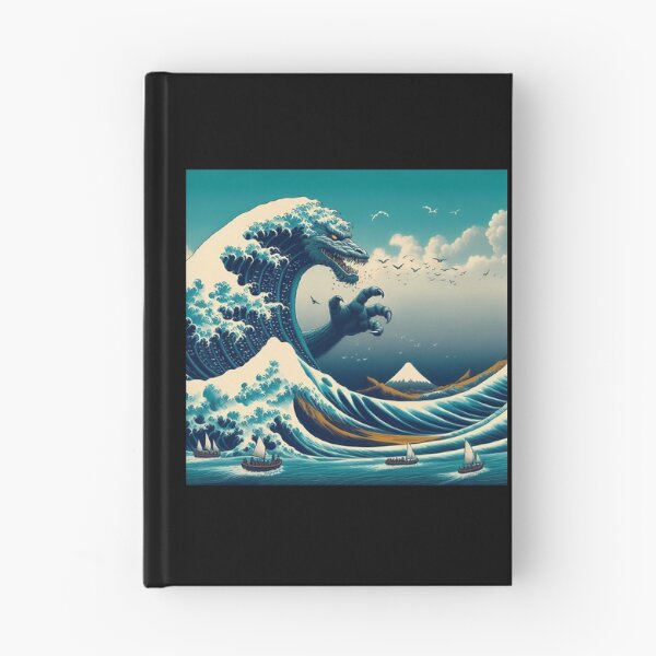 Item preview, Godzila Kanagawa Wave designed and sold by MargarettaYeage.